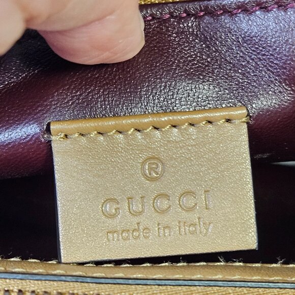 Authentic Rare GUCCI ZUMI IN SNAKE Phyton Skin M Size - Picture 4 of 17